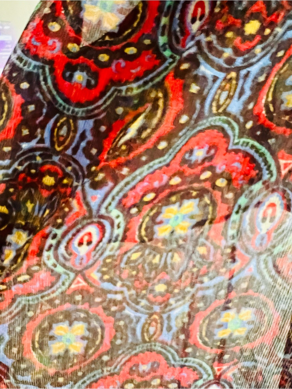 Salinas Vibrant Paisley Bikini in Pink & Blue - Picture 7 of 7